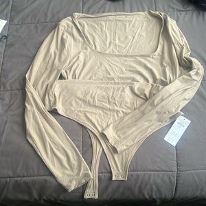Abercrombie long sleeve bodysuit